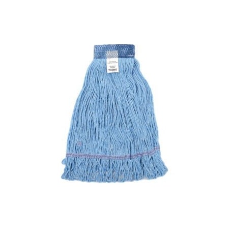 Nexstep Commercial Products Medium Blue Looped Mop Head Wide Band 97156-PL